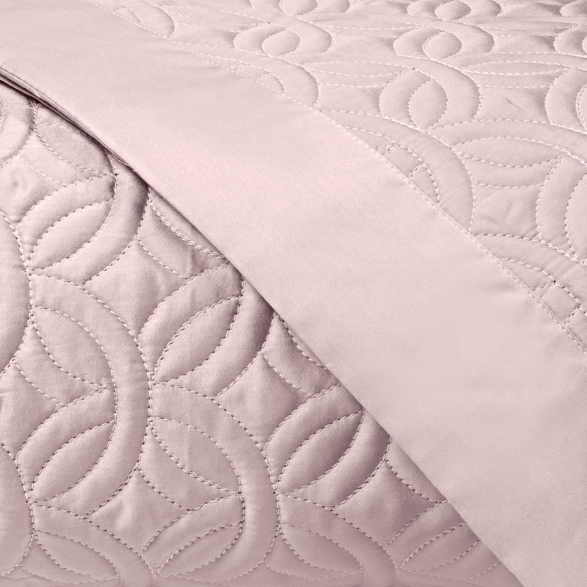 Home Treasures Duomo Quilted Bedding Swatch Incenso Lavender Fine Linens