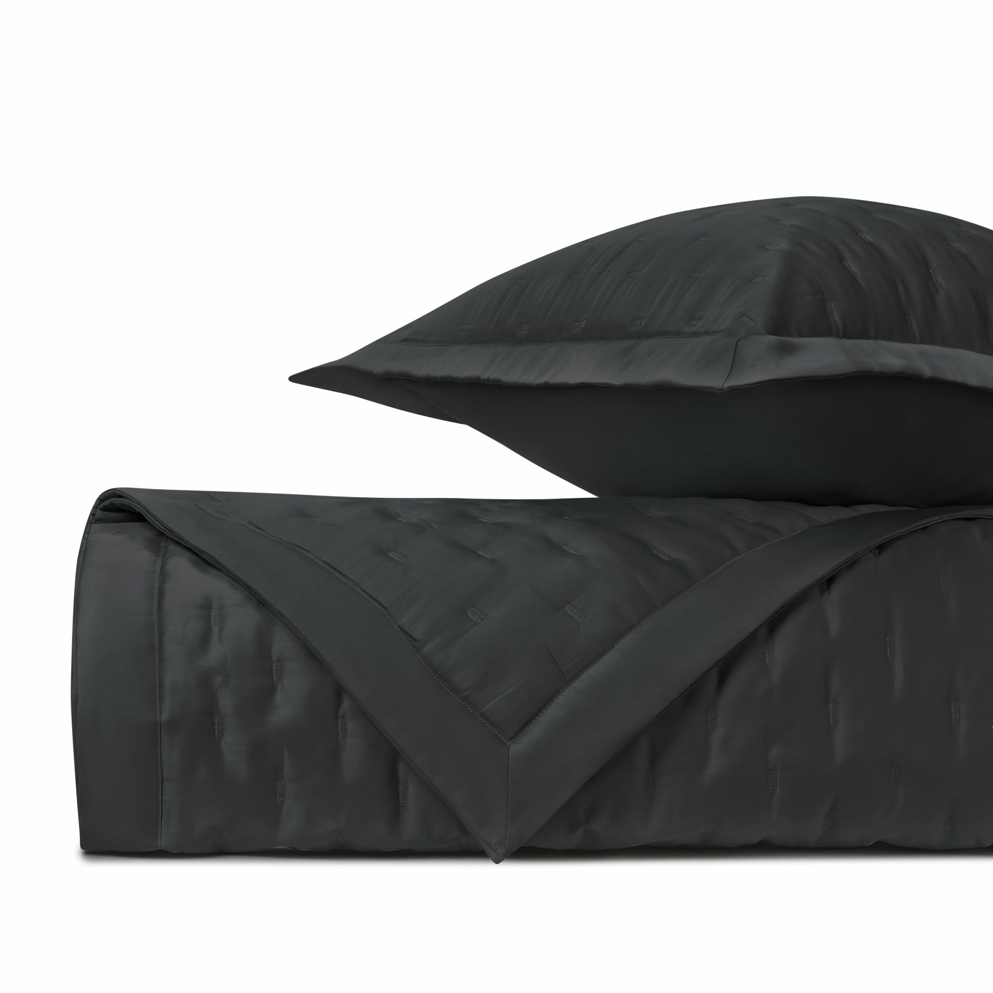 Home Treasures Fil Coupe Quilted Bedding Black Fine Linens