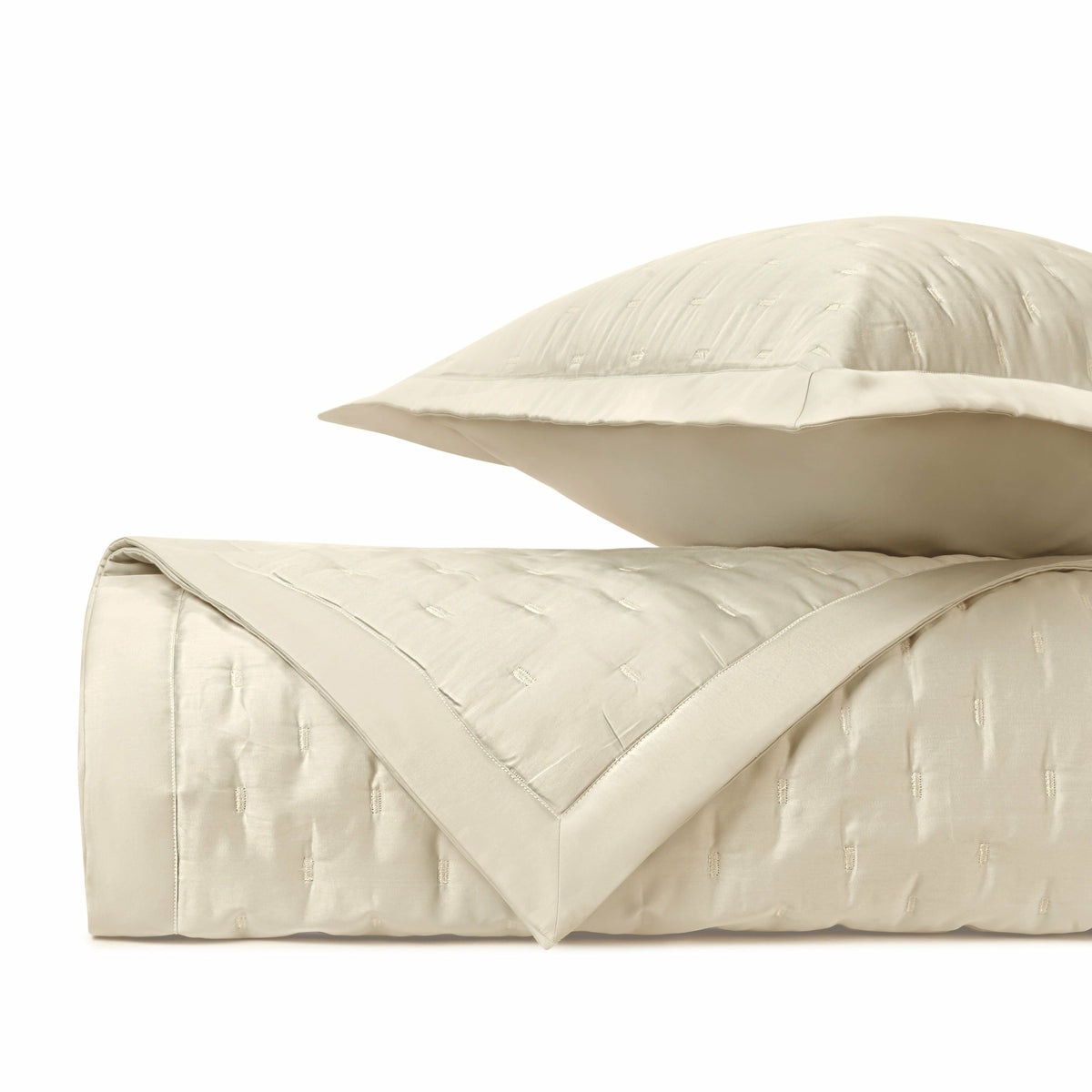 Home Treasures Fil Coupe Quilted Bedding Ivory Fine Linens