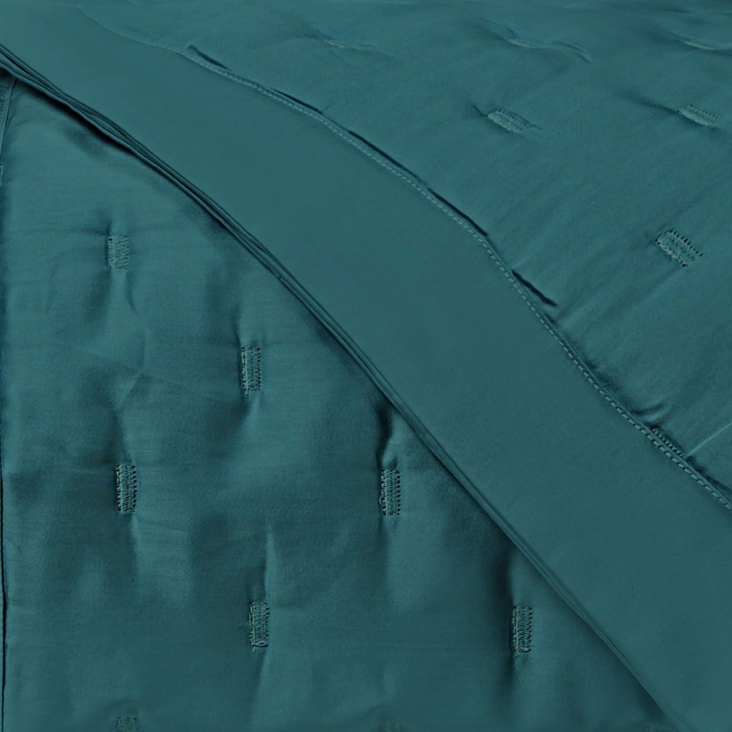 Home Treasures Fil Coupe Quilted Bedding Teal Fine Linens