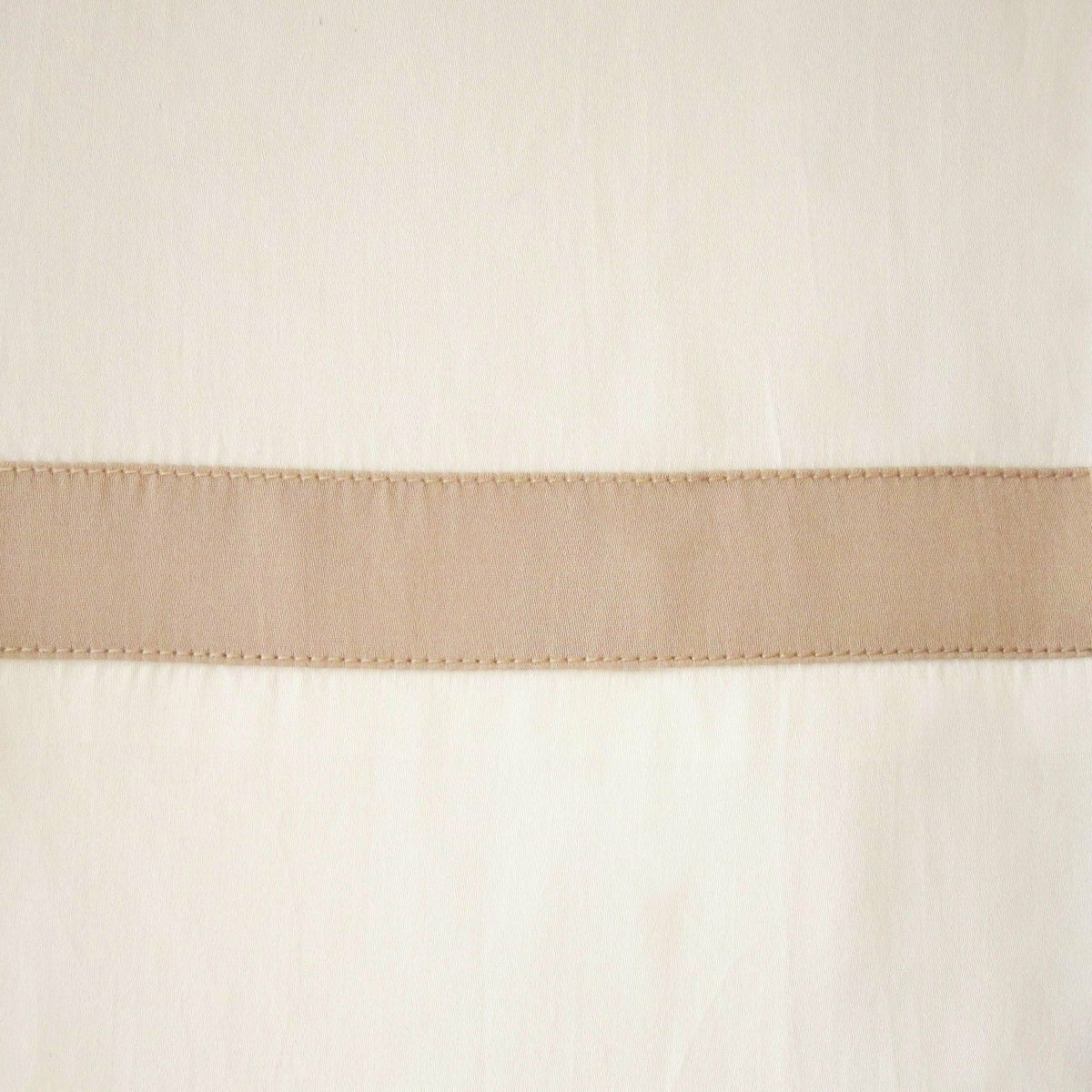 Home Treasures Fino Bedding Swatch Ivory Mocha Fine Linens