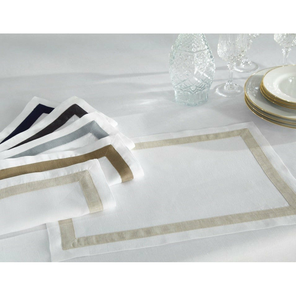 Park Designs Linen Napkin Bleached White - Set of 4