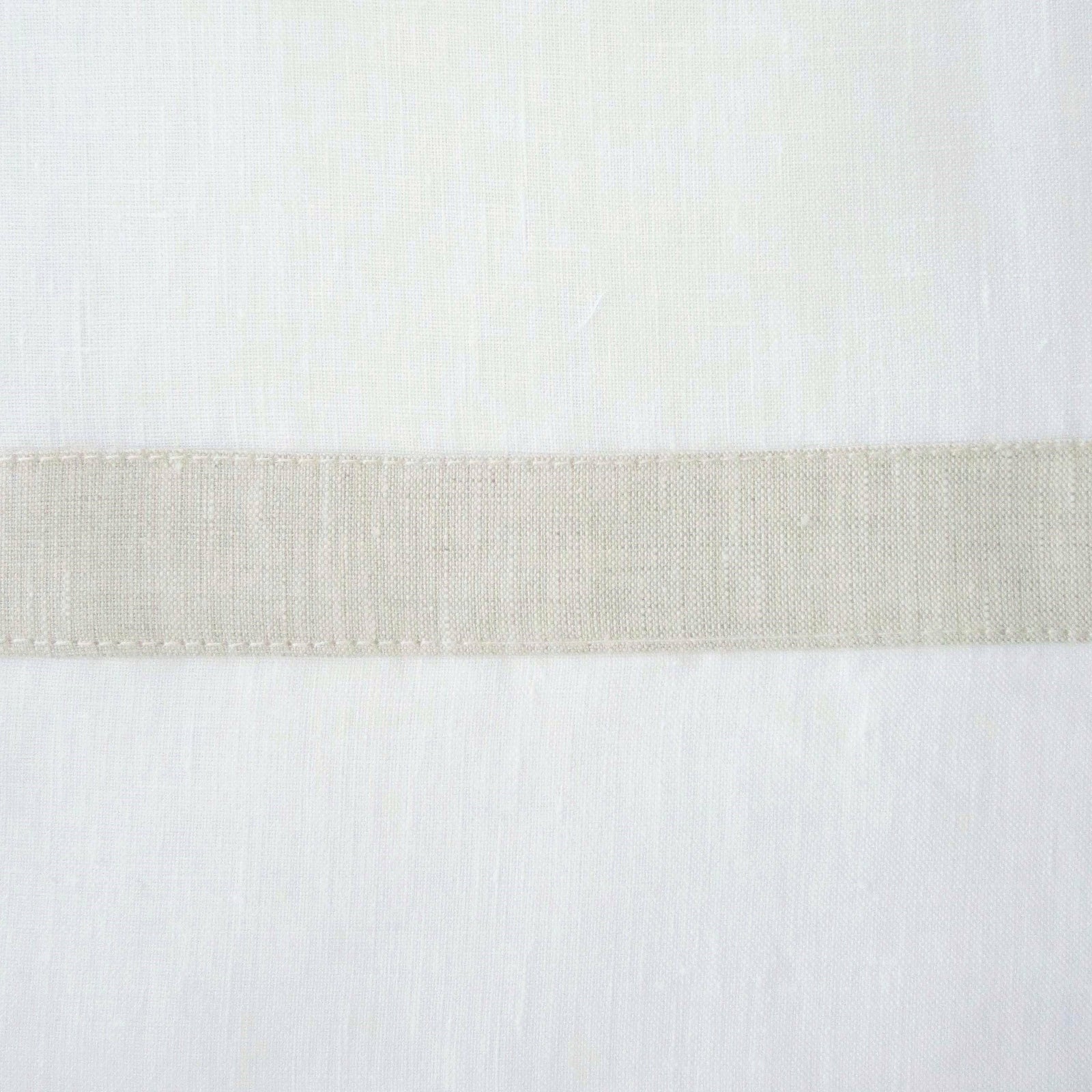 Home Treasures Fino Table Linens White/Light Natural Fine Linens