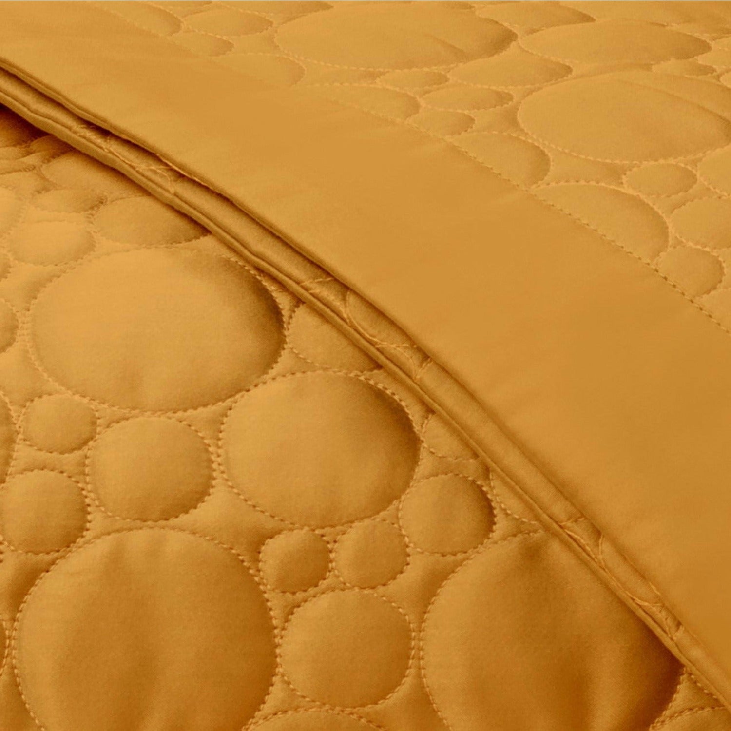 Home Treasures Globe Quilted Bedding Marigold Fine Linens