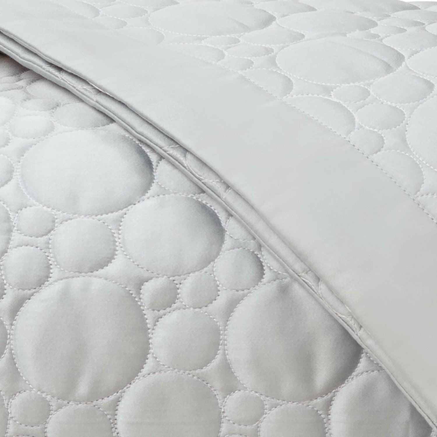 Home Treasures Globe Quilted Bedding Pebble Fine Linens