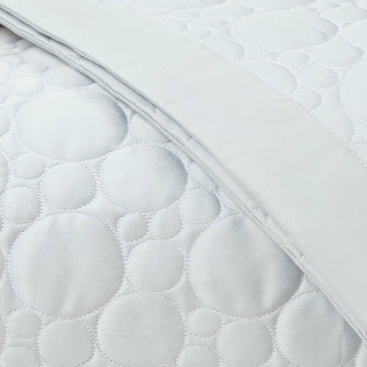 Home Treasures Globe Quilted Bedding Swatch White Fine Linens