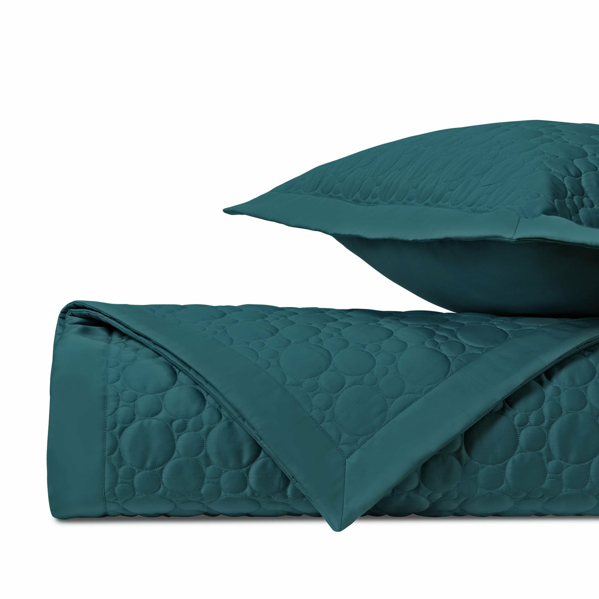 Home Treasures Globe Quilted Bedding Teal
