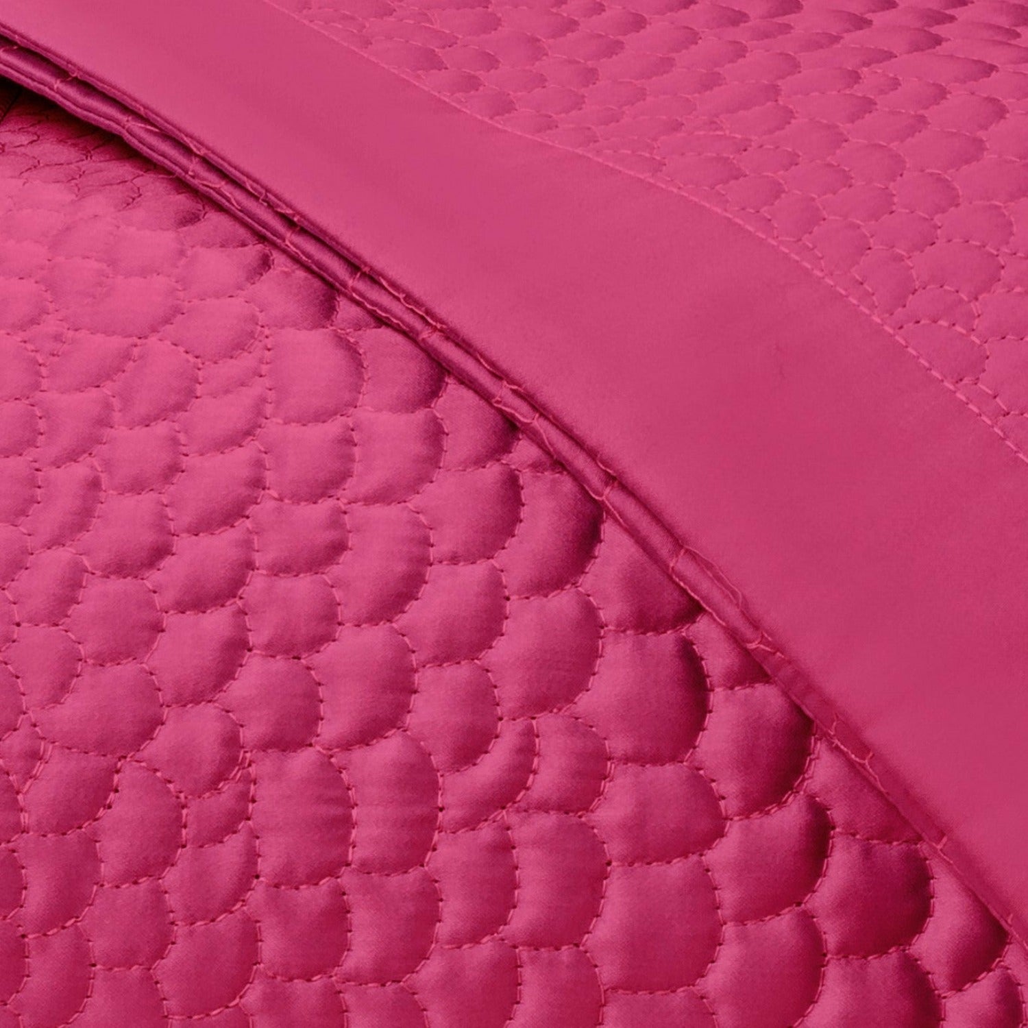 Home Treasures Komodo Quilted Bedding Bri Pink Fine Linens