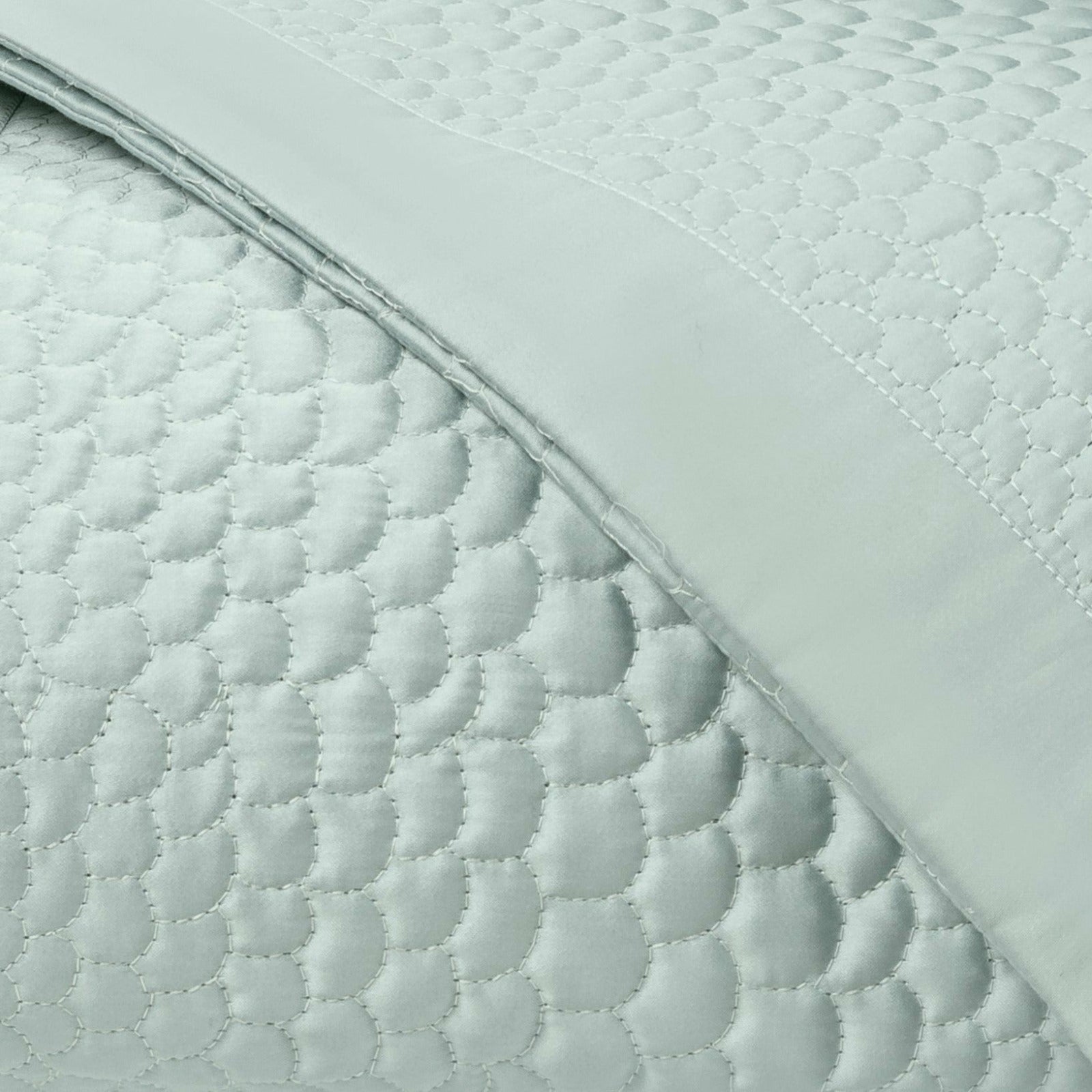 Home Treasures Komodo Quilted Bedding Eucalipto Fine Linens