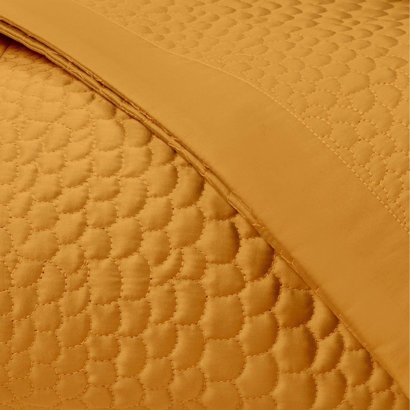 Home Treasures Komodo Quilted Bedding Marigold Fine Linens