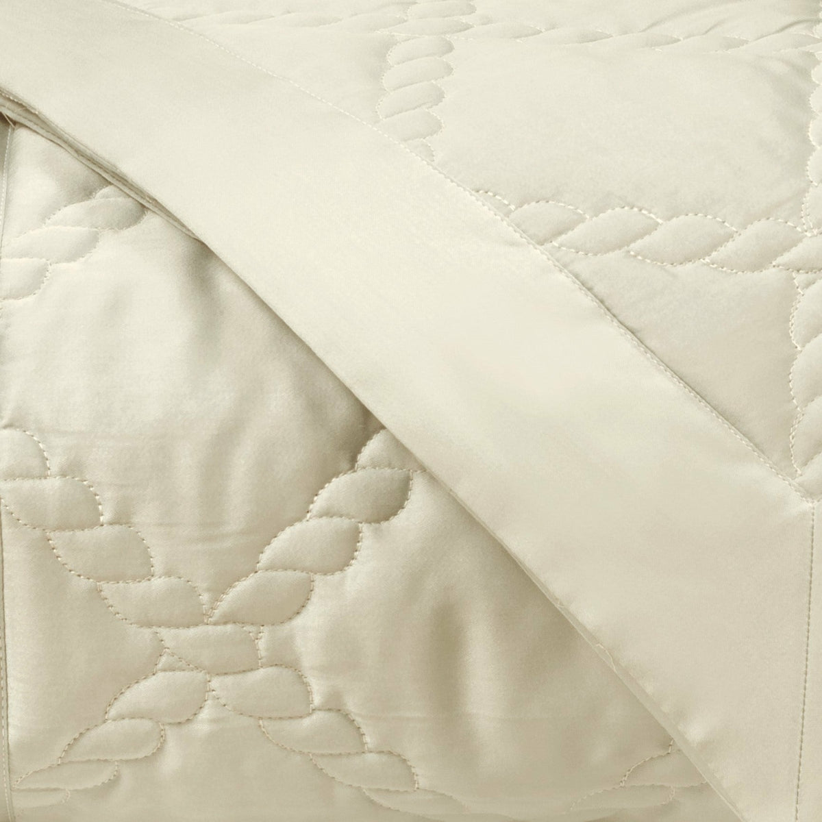Home Treasures Liberty Quilted Bedding Ivory Fine Linens