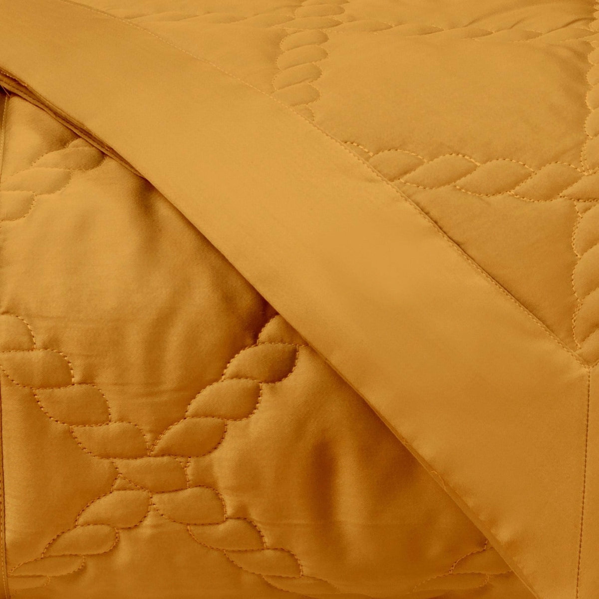 Home Treasures Liberty Quilted Bedding Swatch Marigold Fine Linens