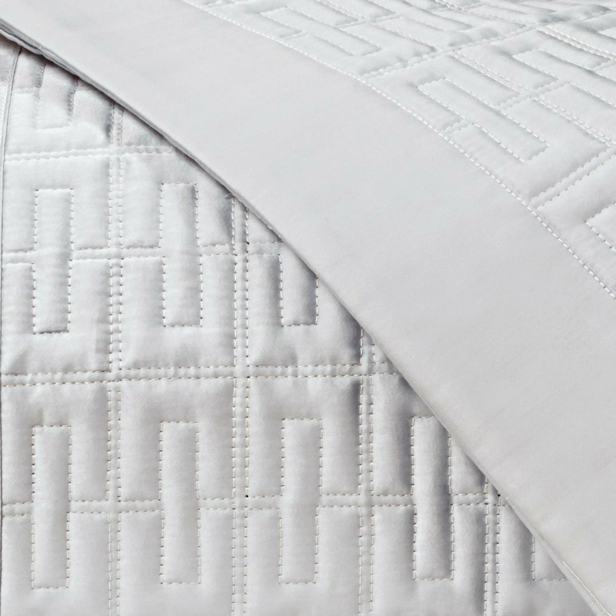 Home Treasures Londres Quilted Bedding Swatch Pebble Fine Linens