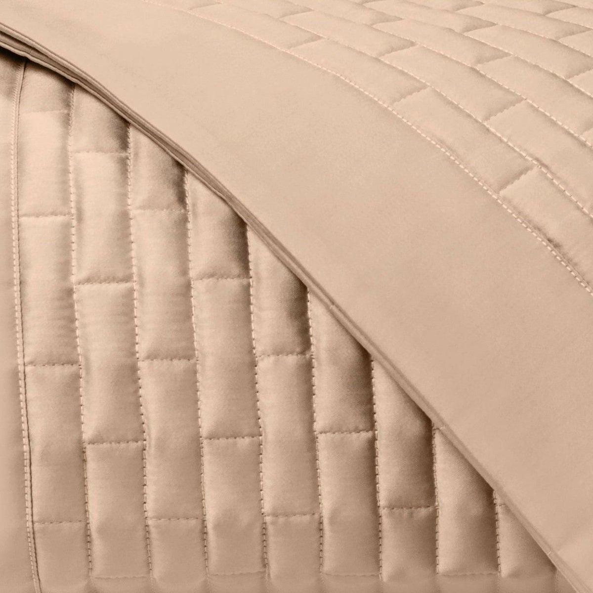 Home Treasures Mason Quilted Bedding Swatch Blush Fine Linens