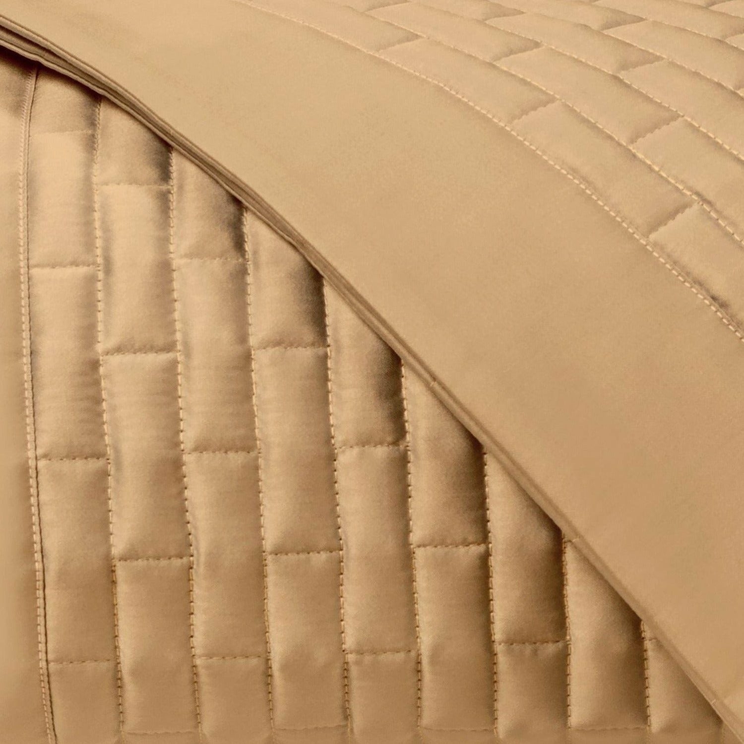 Home Treasures Mason Quilted Bedding Gold Fine Linens