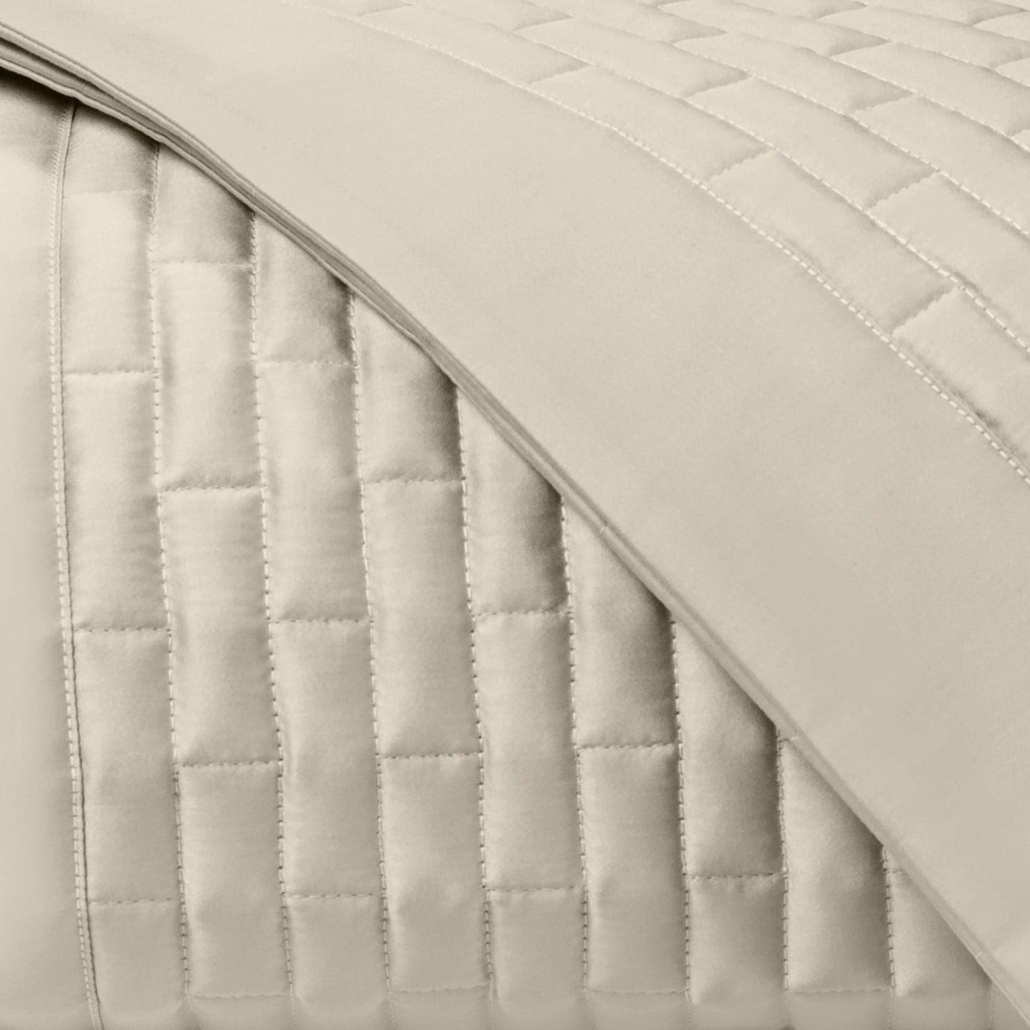 Home Treasures Mason Quilted Bedding Khaki Fine Linens