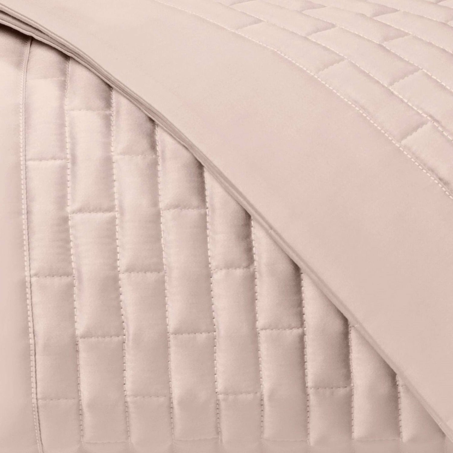 Home Treasures Mason Quilted Bedding Light Pink Fine Linens