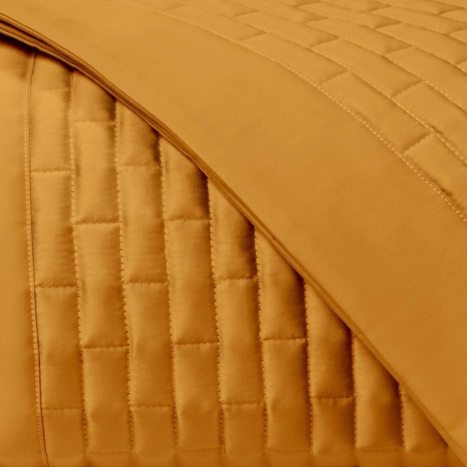 Home Treasures Mason Quilted Bedding Marigold Fine Linens