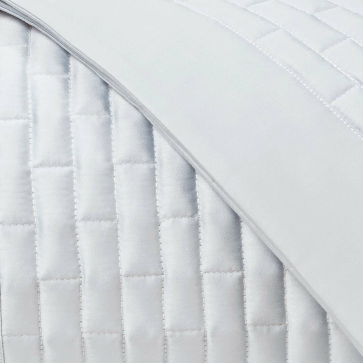 Home Treasures Mason Quilted Bedding White Swatch Fine Linens