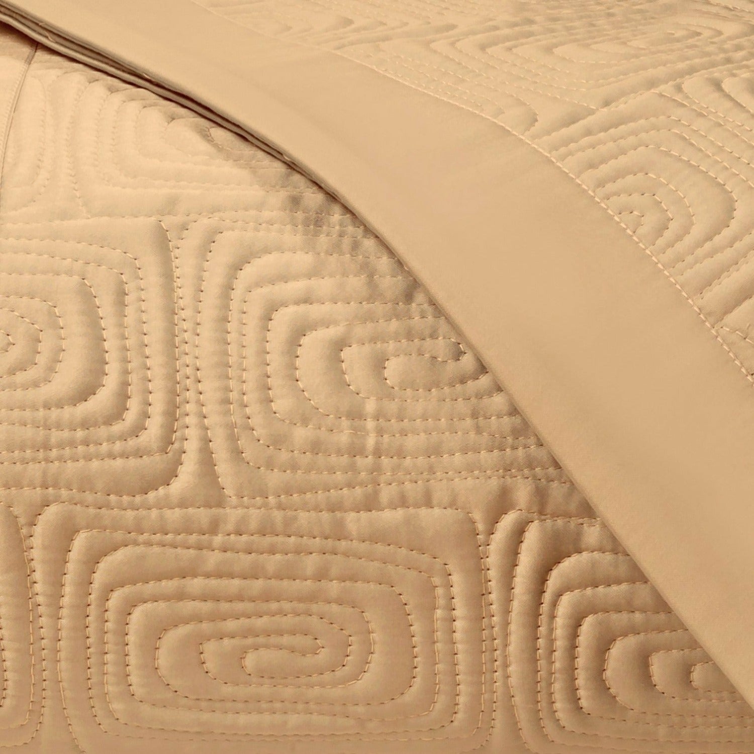 Home Treasures Maze Quilted Bedding Gold Fine Linens