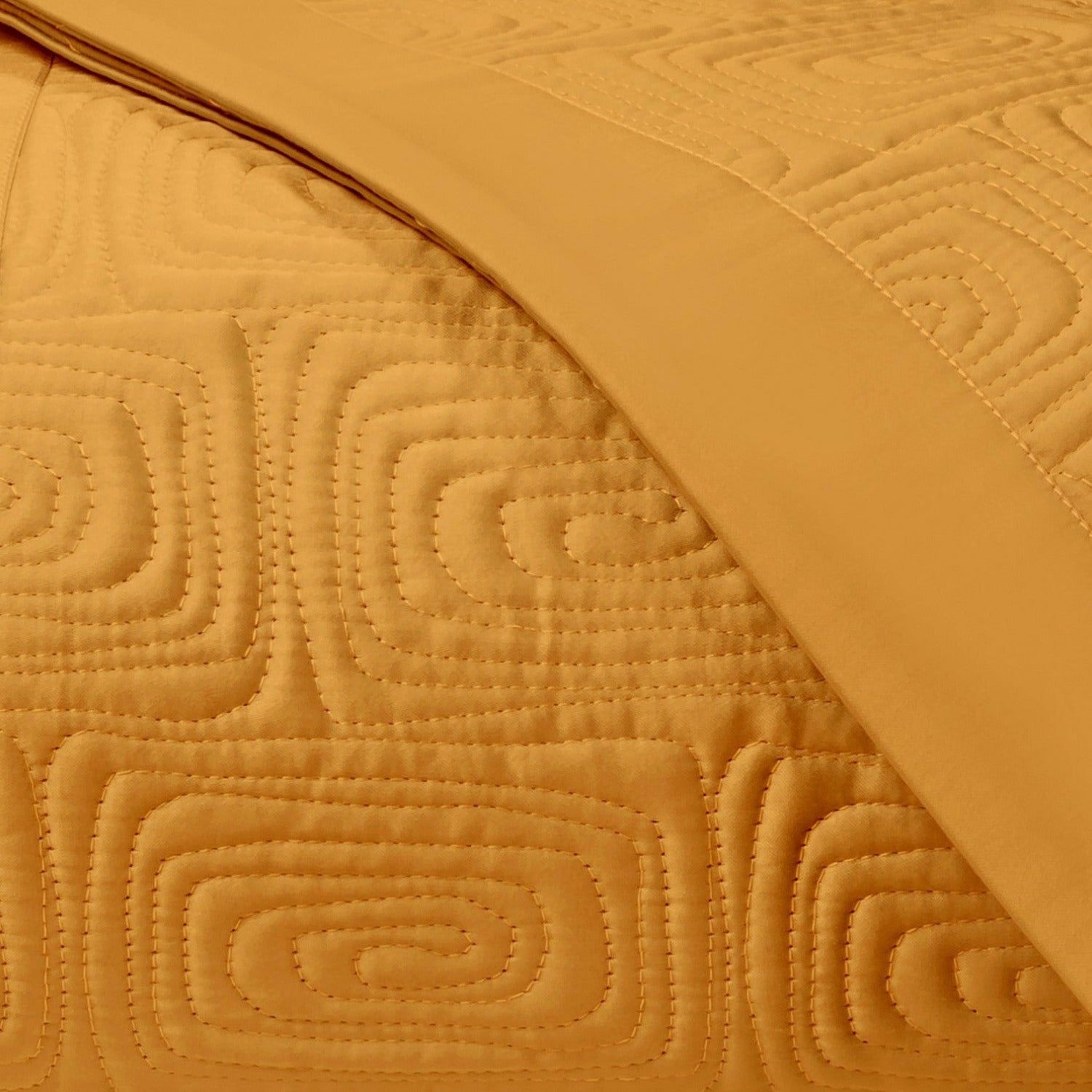 Home Treasures Maze Quilted Bedding Marigold Fine Linens