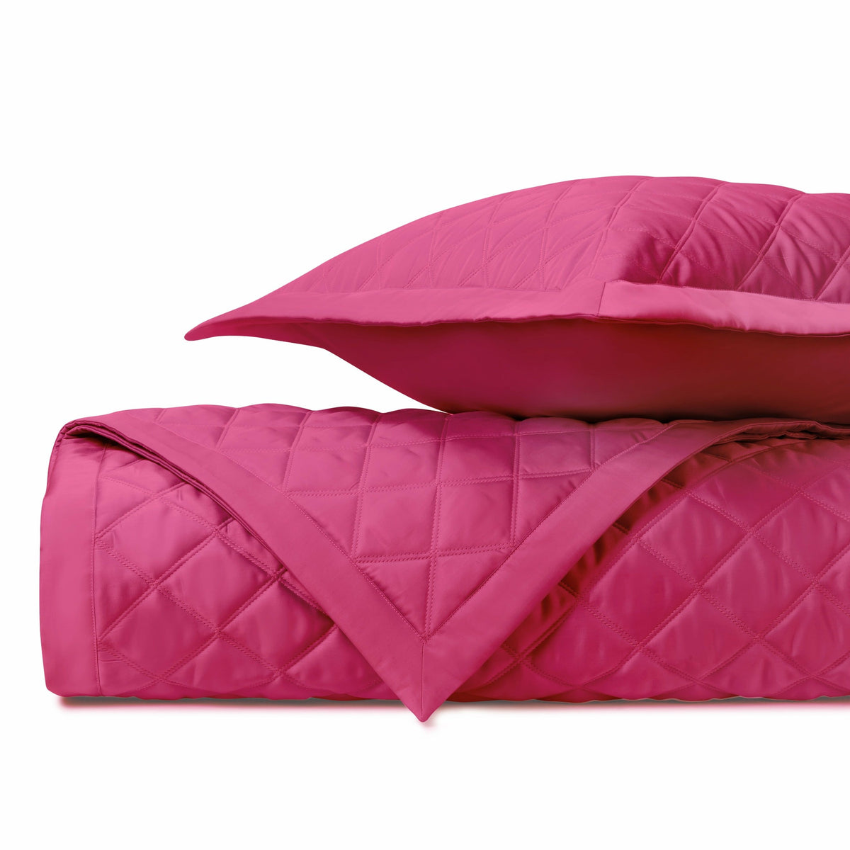 Home Treasures Mesa Quilted Bedding Bright Pink Fine Linens