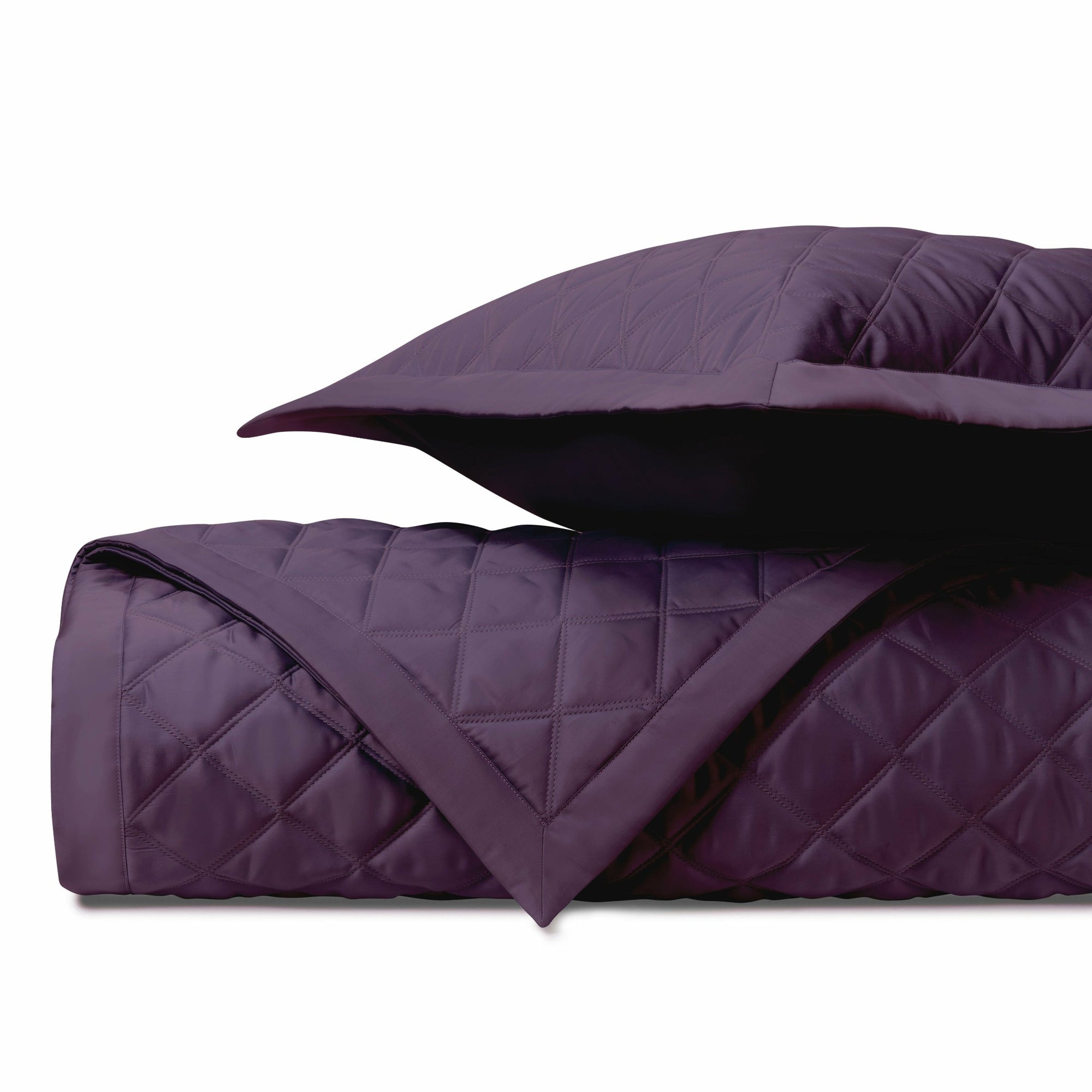 Home Treasures Mesa Quilted Bedding Purple Fine Linens
