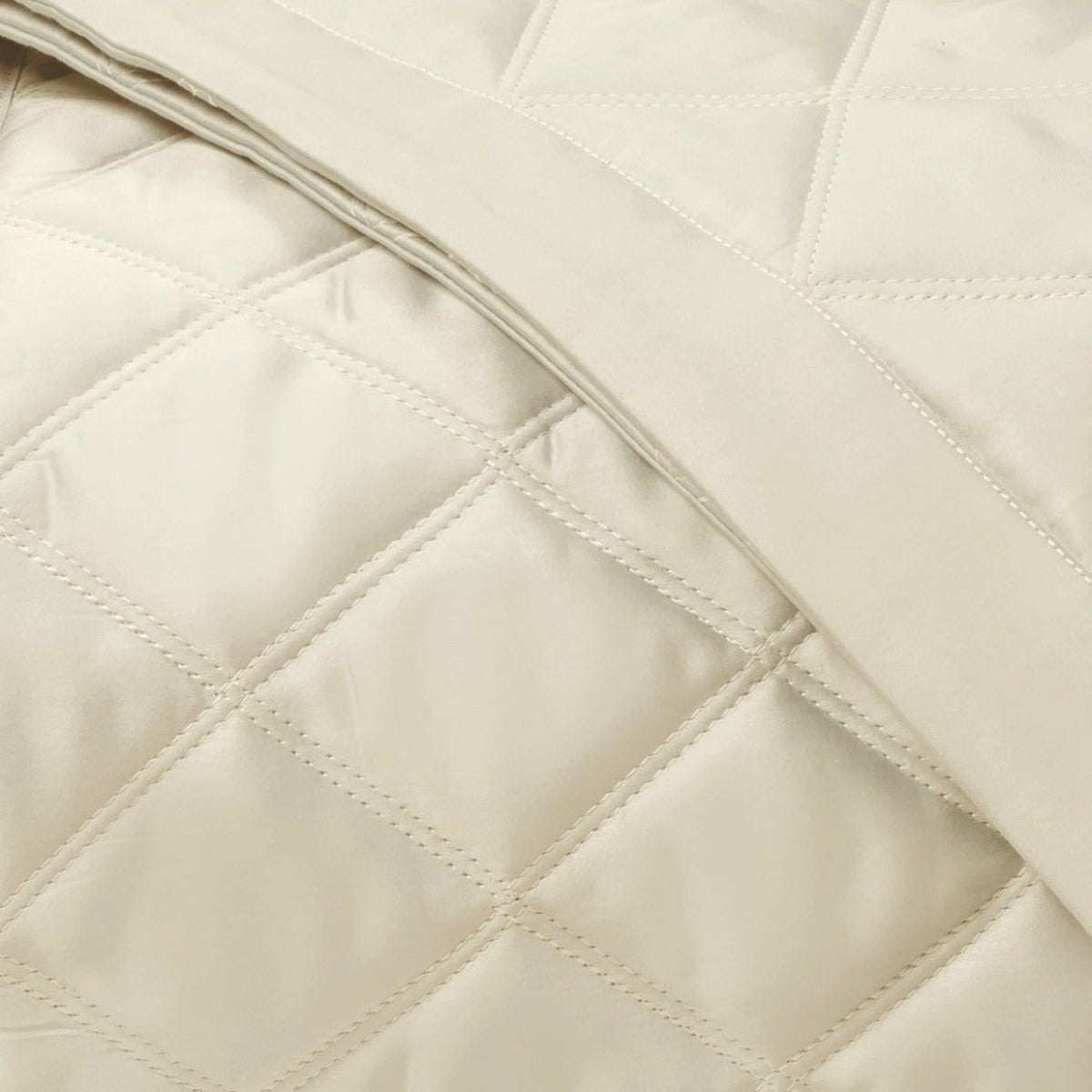 Home Treasures Mesa Quilted Bedding Swatch Ivory Fine Linens