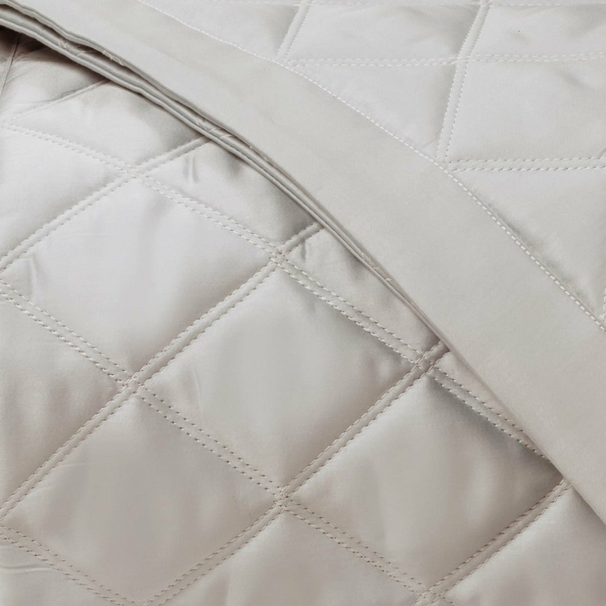 Home Treasures Mesa Quilted Bedding Oyster Fine Linens