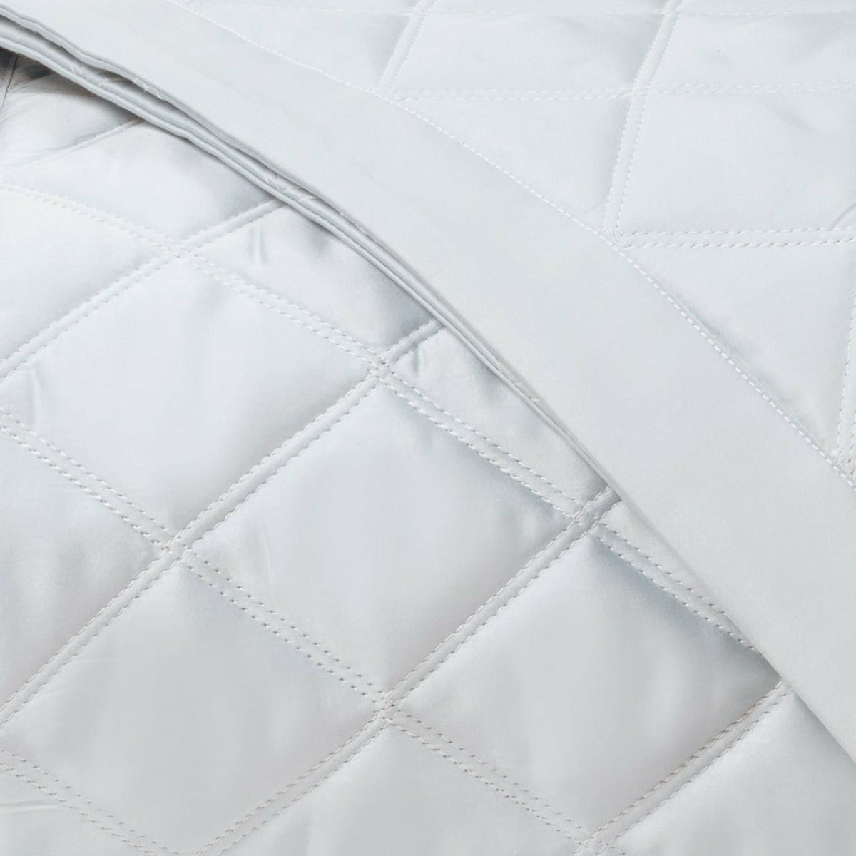 Home Treasures Mesa Quilted Bedding Swatch White Fine Linens