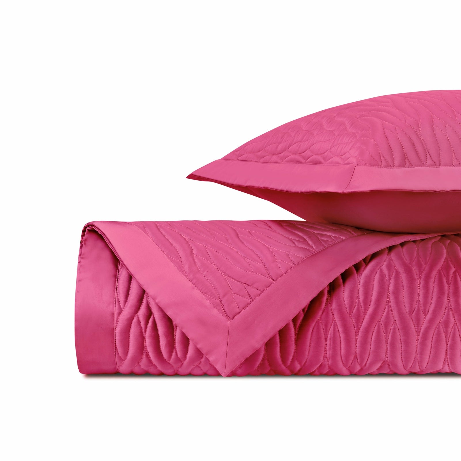 Home Treasures Napa Quilted Bedding Bright Pink Fine Linens