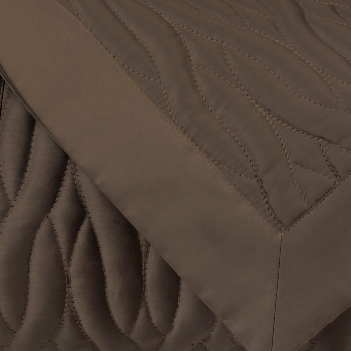 Home Treasures Napa Quilted Bedding Chocolate Fine Linens