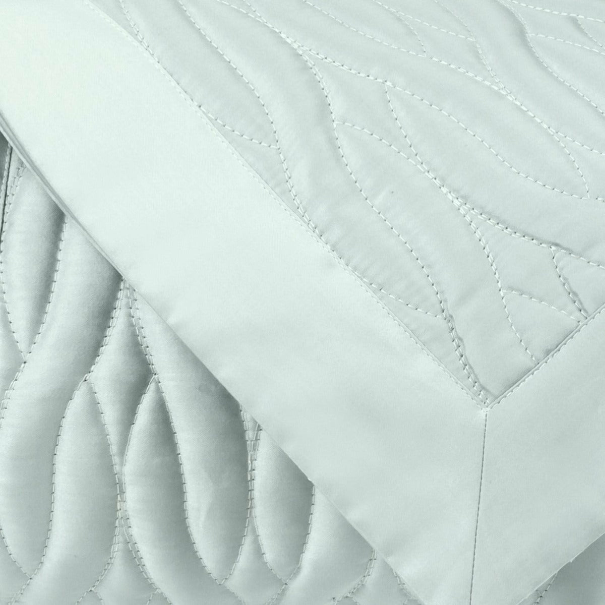 Home Treasures Napa Quilted Bedding Swatch Eucalipto Fine Linens