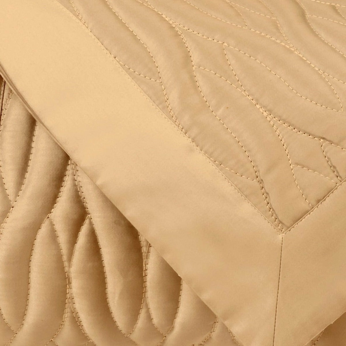 Home Treasures Napa Quilted Bedding Gold Fine Linens