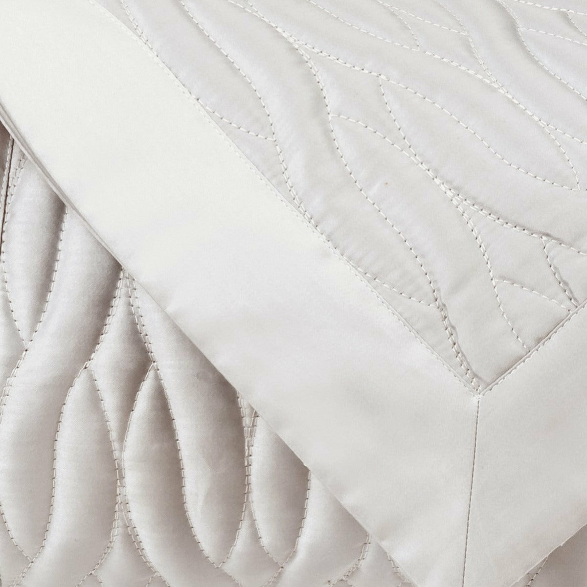 Home Treasures Napa Quilted Bedding Oyster Fine Linens
