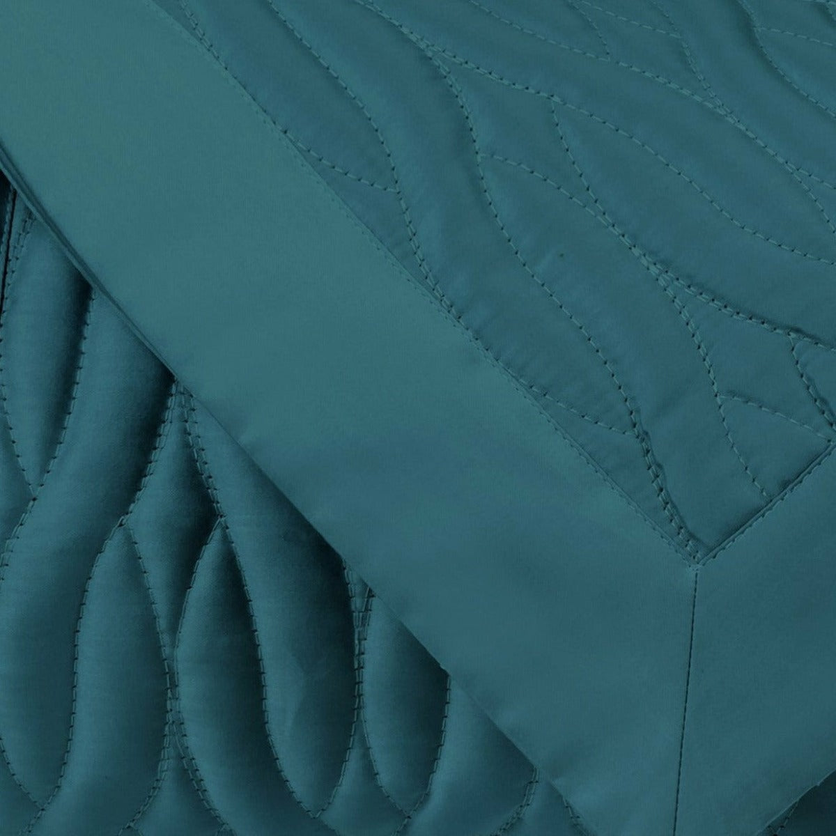 Home Treasures Napa Quilted Bedding Swatch Teal Fine Linens