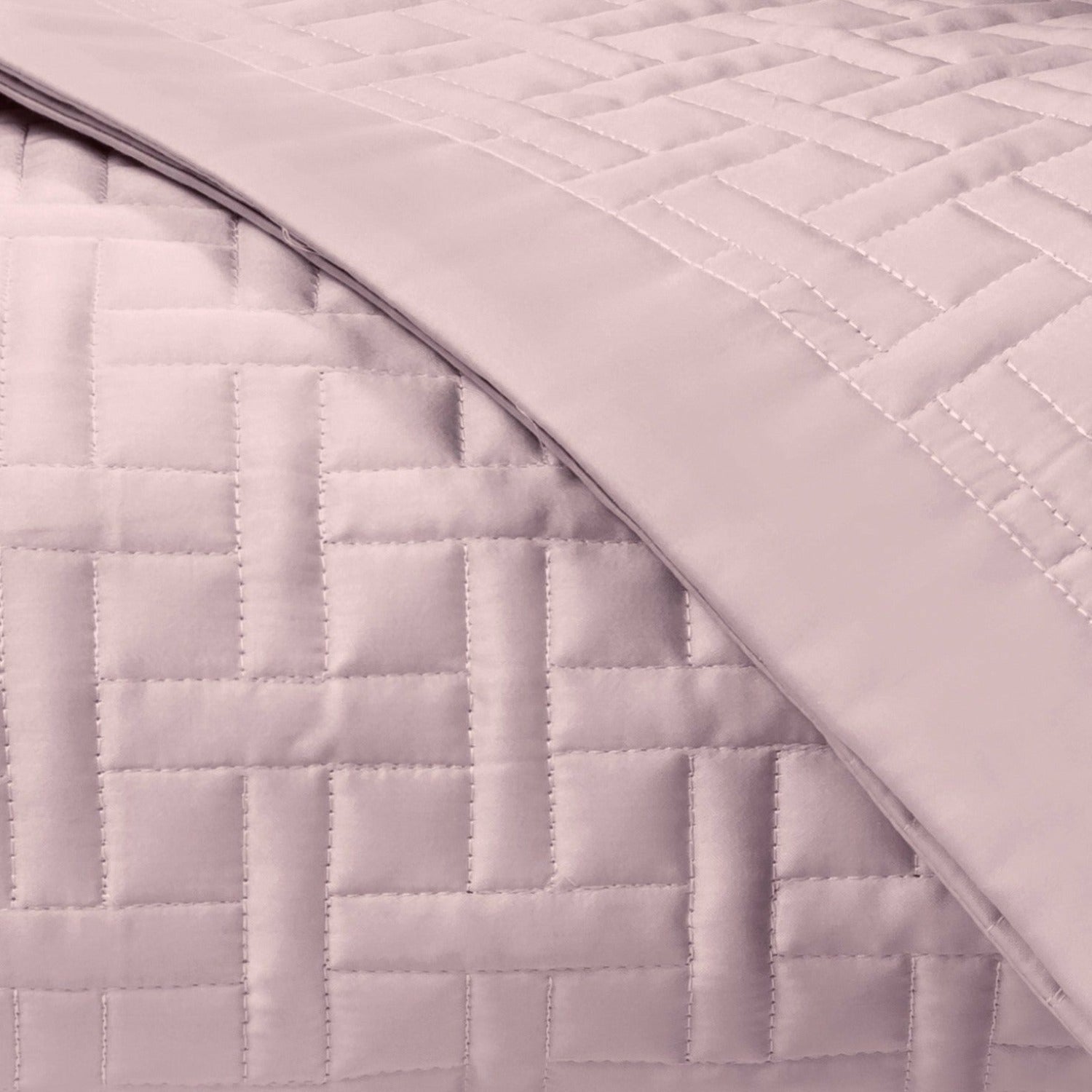 Home Treasures Parquet Quilted Bedding Incenso Lavender Fine Linens