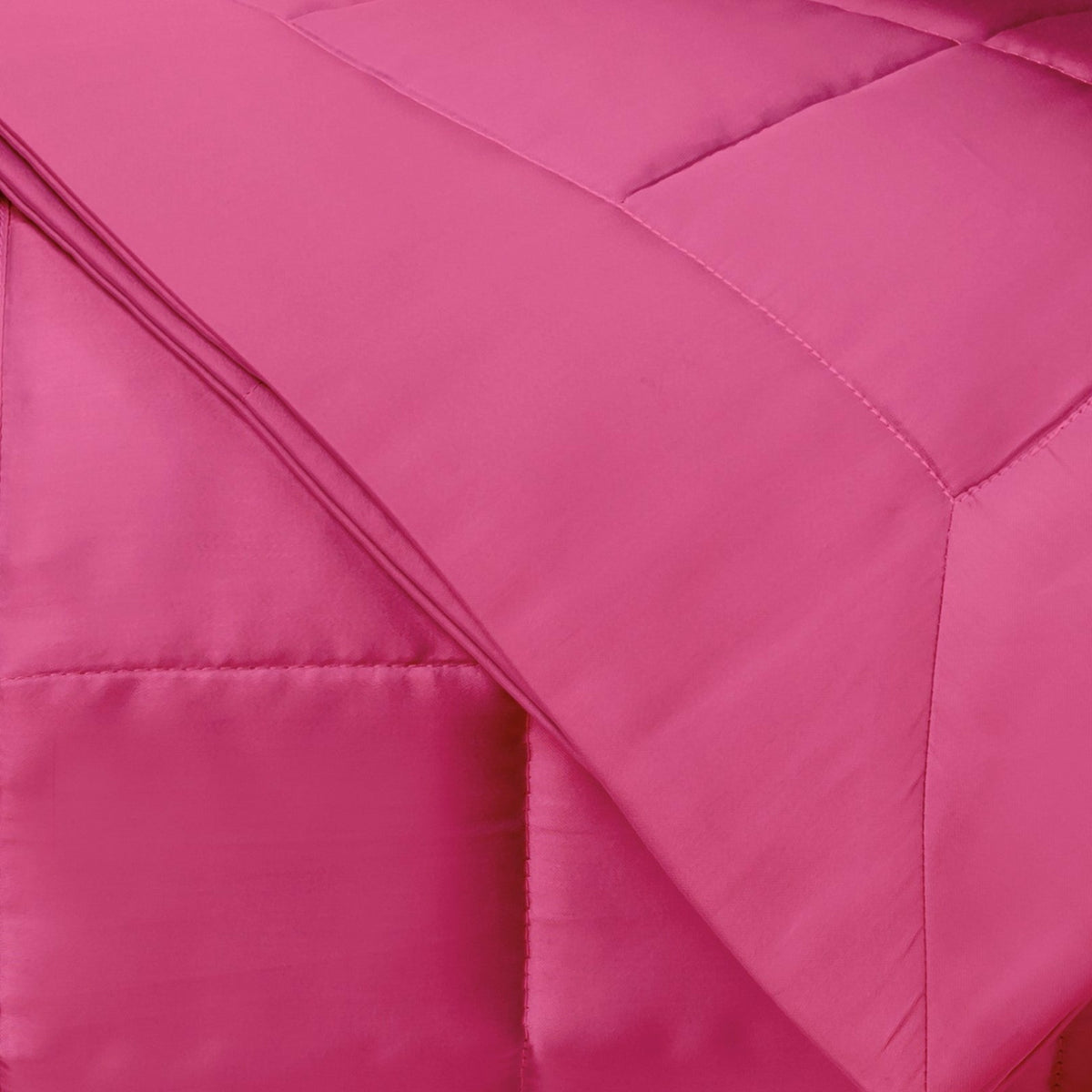 Home Treasures Plateau Quilted Bedding Swatch Bright Pink Fine Linens