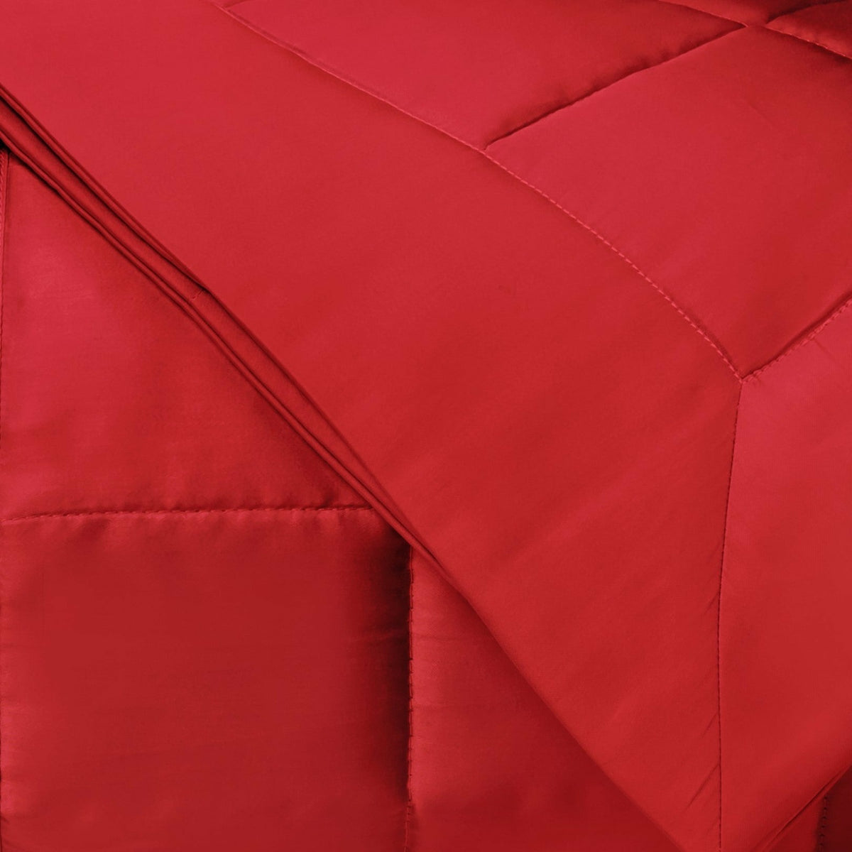 Home Treasures Plateau Quilted Bedding Swatch Bright Red Fine Linens