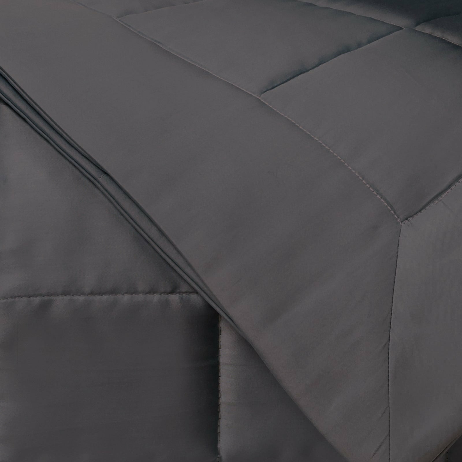 Home Treasures Plateau Quilted Bedding Grisaglia Gray Fine Linens