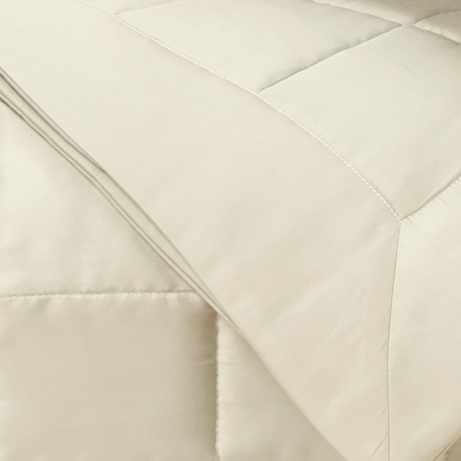 Home Treasures Plateau Quilted Bedding Ivory Fine Linens
