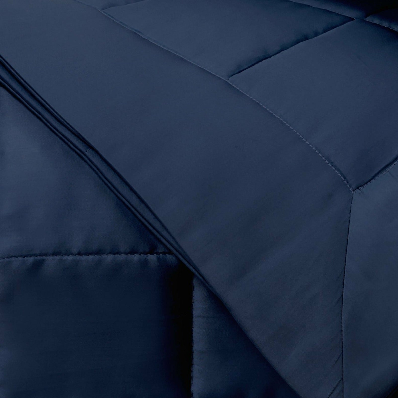 Home Treasures Plateau Quilted Bedding Navy Blue Fine Linens