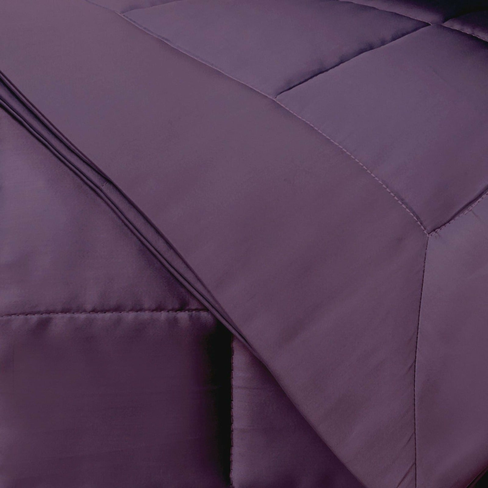 Home Treasures Plateau Quilted Bedding Purple Fine Linens
