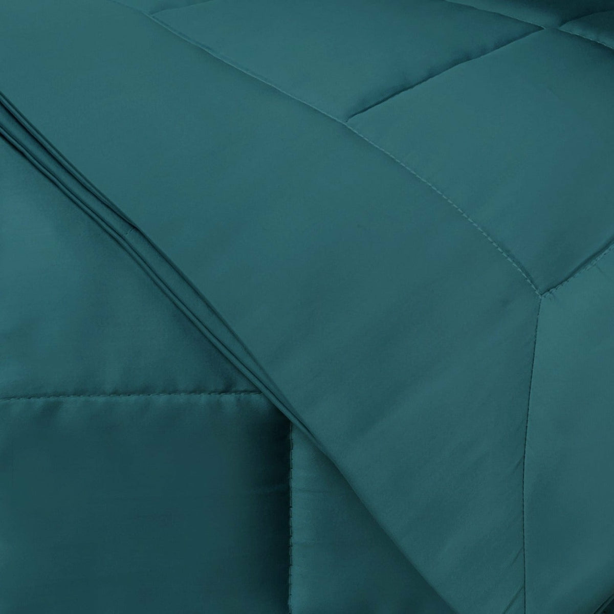 Home Treasures Plateau Quilted Bedding Swatch Teal Fine Linens