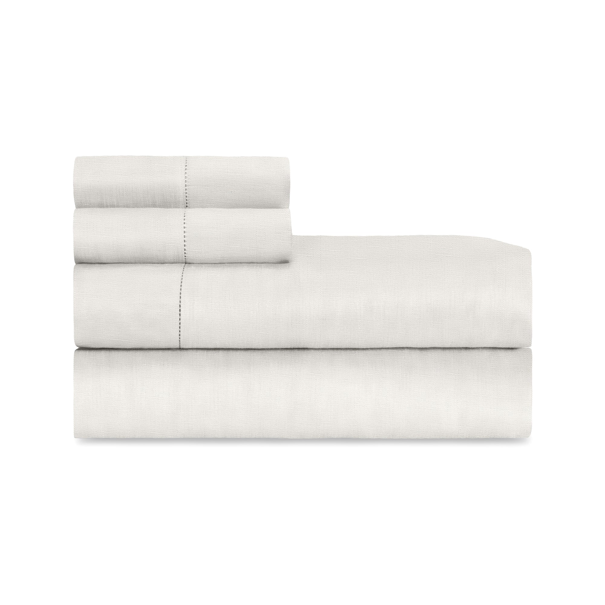 Home Treasures Provenza Bedding Fine Linen Sheet Set Natural White