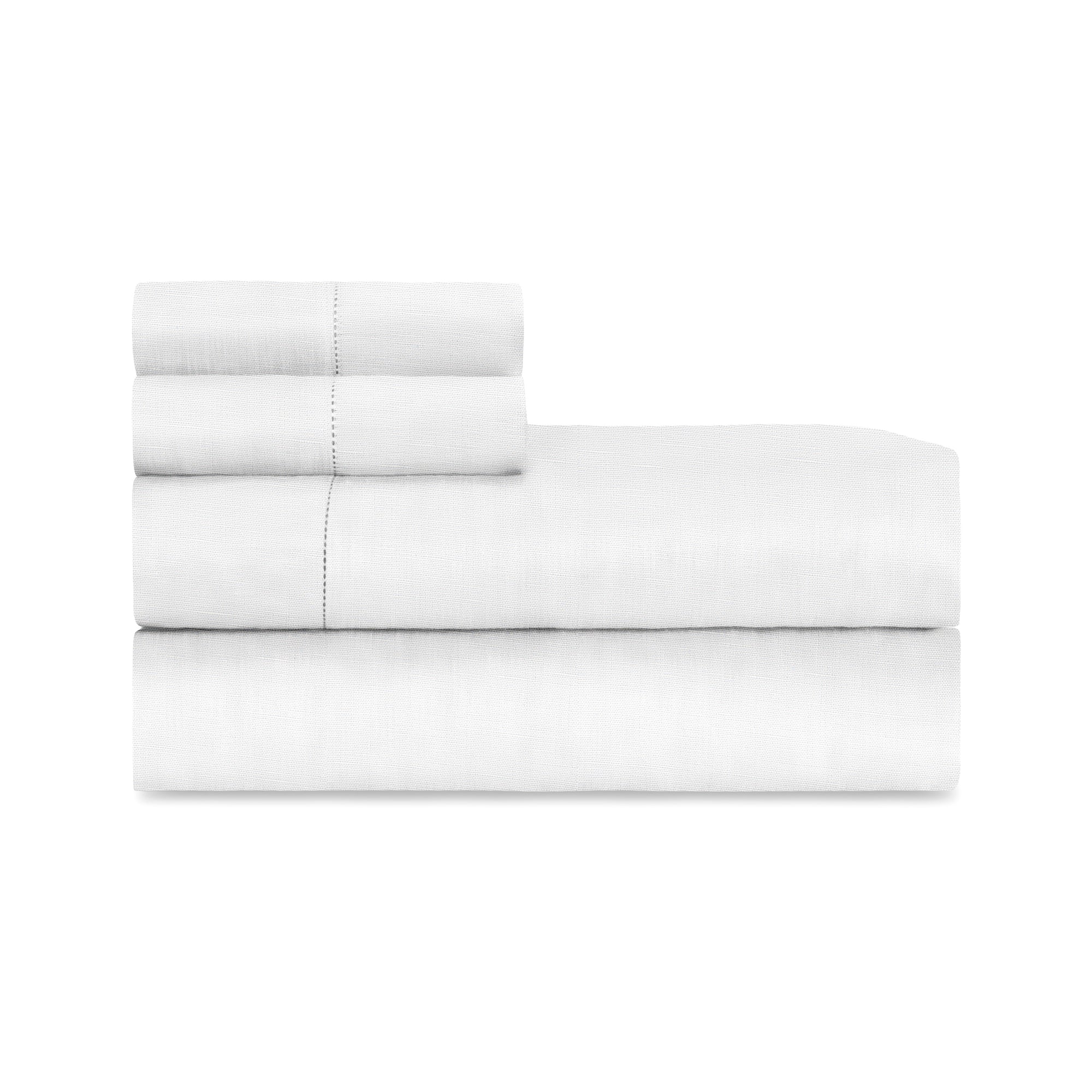 Home Treasures Provenza Bedding Fine Linen Sheet Set White