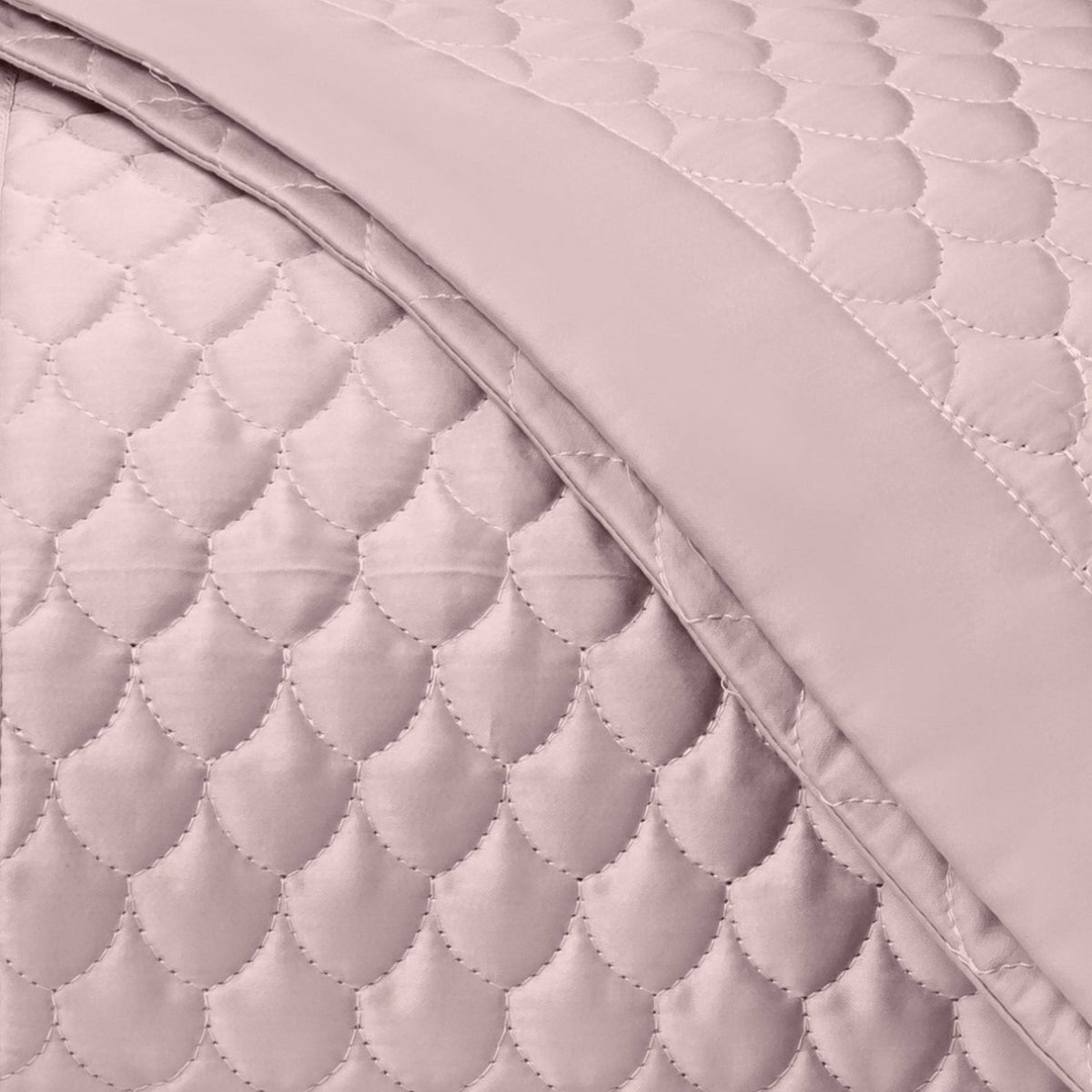Home Treasures Raindrop Quilted Bedding Swatch Incenso Lavender Fine Linens