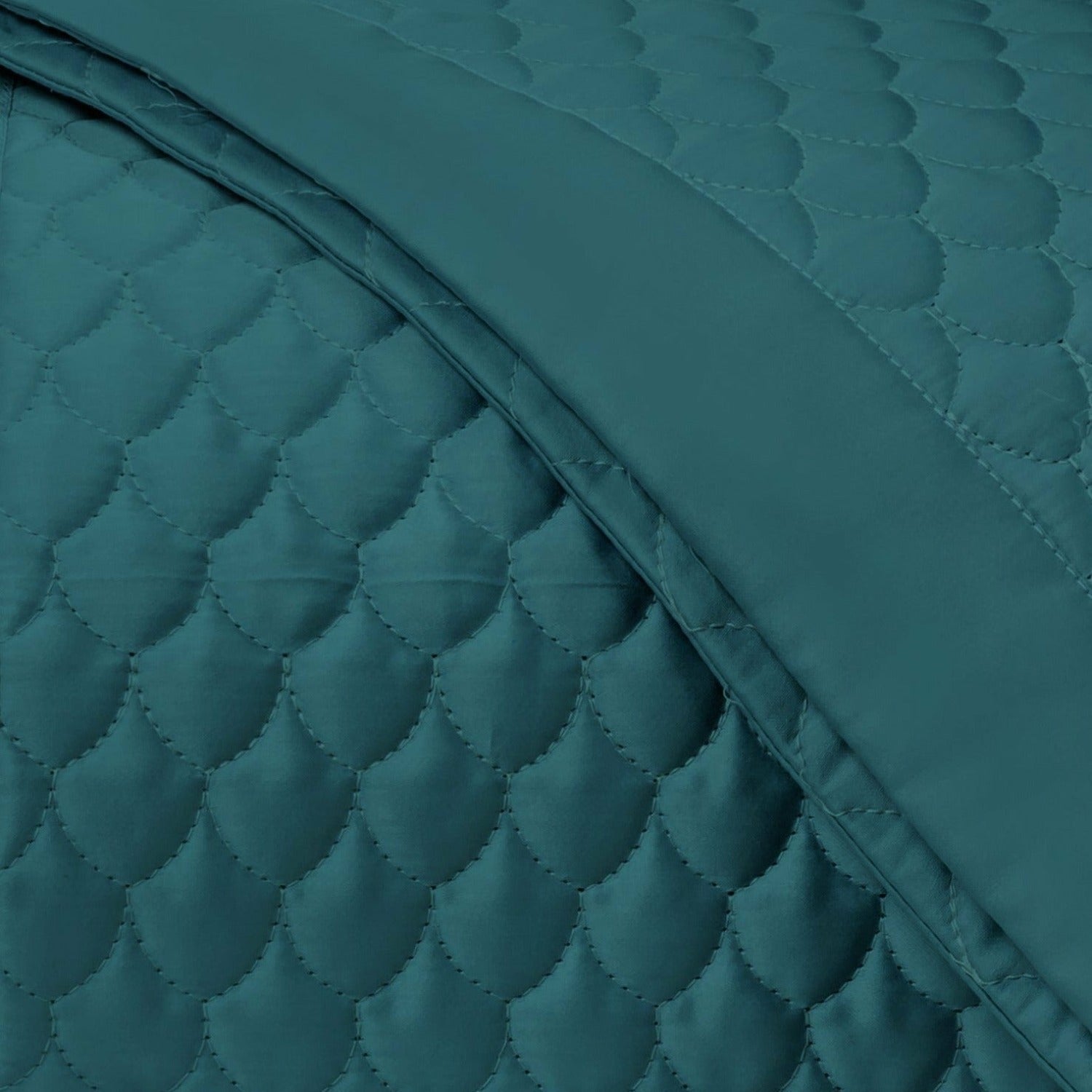 Home Treasures Raindrop Quilted Bedding Teal Fine Linens