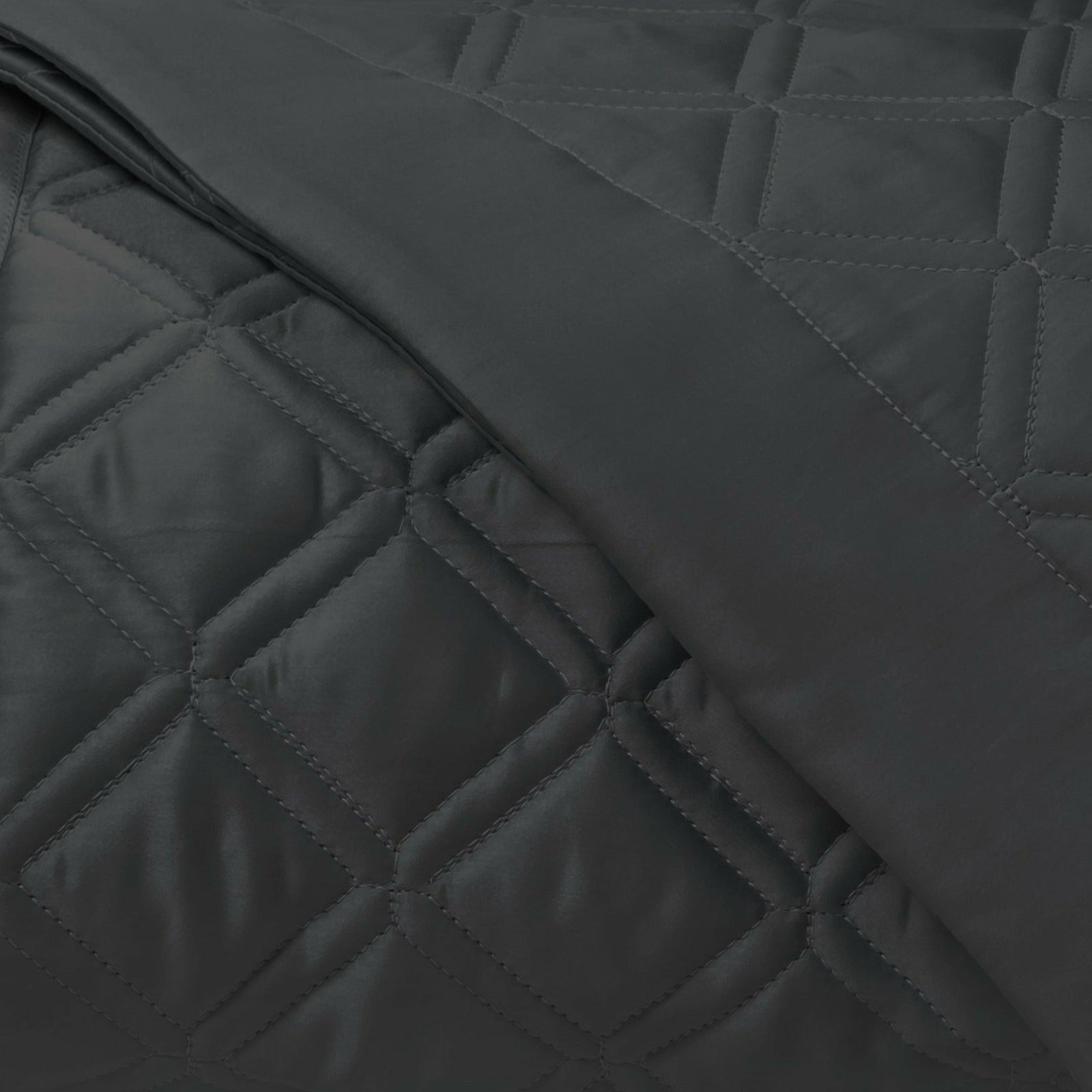 Home Treasures Renaissance Quilted Bedding Black Fine Linens