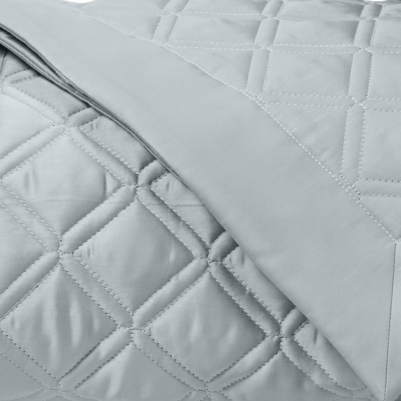 Home Treasures Renaissance Quilted Bedding Blue/Gray Fine Linens